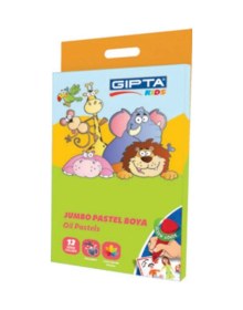 Resim Pastel Boya -jumbo Yıkanabilir 14mm- 12 Renk Tek Renk 