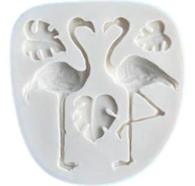 Resim Pastry Planet Flamingo Şeker Hamuru Silikon Kalıbı 