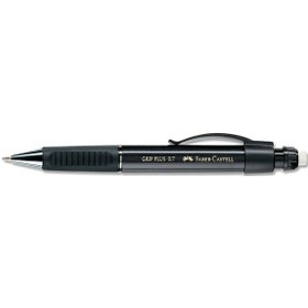 Resim Faber Castell Grip Plus 0.7 MM Versatil Uçlu Kurşun Kalem Siyah 