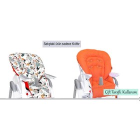 Resim Leke Tutmaz Organik Mama Sandalyesi Minderi & Kılıfı Max-M Germanyg One Size Pembe 