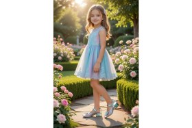 Resim Kiko Kids Deniz Kızı Şeffaf Kız Çocuk Topuklu Abiye Ayakkabı 