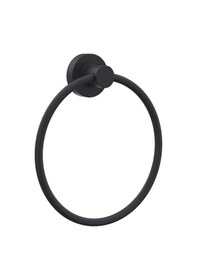 Resim Line Bathroom Master Havluluk 128628 Mat Siyah Yuvarlak 175 Mm Siyah 