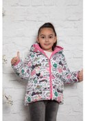 Resim İçi Polar Baskılı Bebe Mont Jomoti