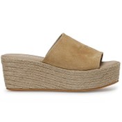 Resim EREILEY 2FX Camel Kadın Dolgu Topuk Terlik Nine West