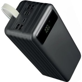 Resim Zibox Powerway TX80 80.000mAh Kablolu Dijital Göstergeli Gerçek Fener Işıklı Kamp Siyah Powerbank 