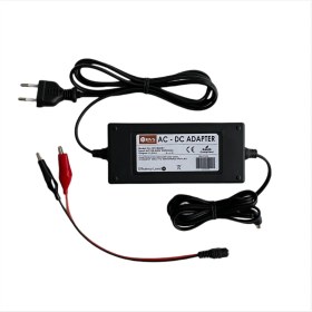 Resim BVS 12 Volt Akü Şarj Cihazı Adaptörü Maşalı Otomatik Kesicili 12 V Akü Şarz Adaptörü 