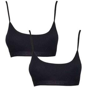 Resim Pedli İp Askılı Siyah Büstiyer 2 adet Siyah 