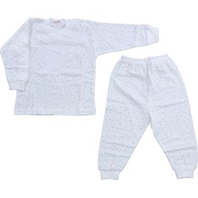 Resim Sebi Bebe Bebek Pijama Takımı Desenli Kartaneli Baskı 