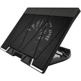 Resim Zalman ZM-NS3000 17" 200MM Fanlı 6 Kademe Yuksekli̇k Ayarlı Tyep-C Data Baglantılı Notebook Stand ve Sogutucu 