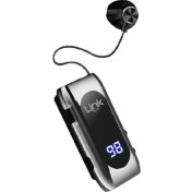 Resim Linktech V80 Pro Makaralı Titreşimli 20 Saat Bluetooth Kulaklık (Gümüş) 
