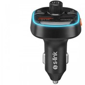 Resim S-link SL-BT240 RGB Bluetooth V5.0 Led Ekran Tf Kartlı Çift USB 