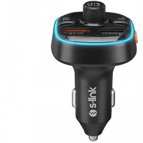 Resim S-link SL-BT240 RGB Bluetooth V5.0 Led Ekran Tf Kartlı Çift USB 