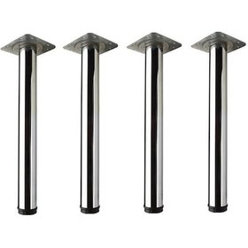 Resim Masa ve Sehpa Ayağı Krom Anaokulu Sınıfları için 51 cm 4 Adet 