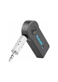 Resim Cn Tüm Cihazlara Uyumlu Bluetooth Aux Araç Kiti Siyah 