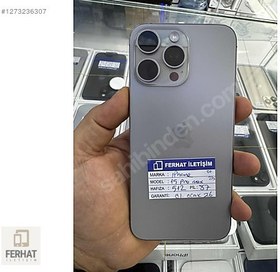 Resim Apple iPhone 15 Pro Max İkinci El TR | 512 GB | Natürel Titanyum 