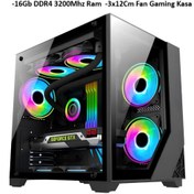 Resim RAMTECH BİLGİSAYAR RMT502 İ7 12700F / Rtx 4060 / 16Gb Ram / 500Gb M2 SSD / 1Tb Harddisk Oyuncu Masaüstü Bilgisayarı 