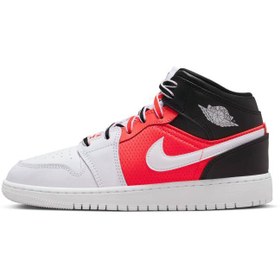 Resim Air Jordan 1 Mid SE GS Çocuk Basketbol Ayakkabısı 