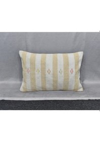 Resim Zehra Abla Halı Yeni El Dokuma Dekoratif Kilim Kırlent Yastık Kılıfı 6680 Çok Renkli 