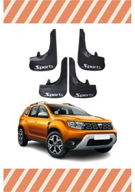 Resim Dacia Duster 2017 Ve Sonrası Sports Yazılı 4'Lü Tozluk Çamurluk P 