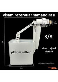Resim Visam Jet Flatör Visam Rezervuar Prinç Çıkış 3/8 İç Takım Şamandı 