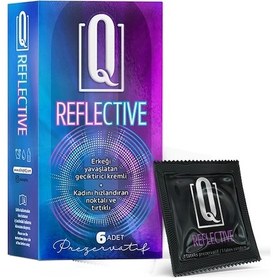 Resim Q Reflective Ve Tırtıklı Prezervatif 6'lı 