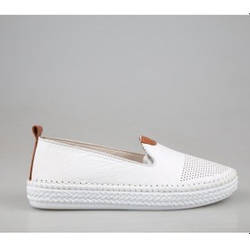 Resim Pandora Moda 01.6010 Hakiki Deri Beyaz Kadın Günlük Ayakkabı Beyaz 