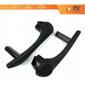 Resim Renault Megane 2 için Ön İç Kapı Tutamak Siyah 7701475315-16 N11.15209 