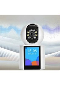 Resim Apricot Ekranlı Akıllı Bebek Kamerası Görüntülü ve Sesli Görüşme Yapan Wi-fi Ip Güvenlik Kamerası 