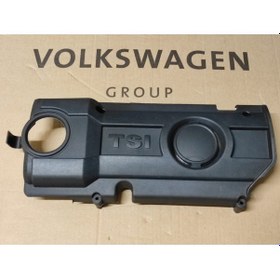 Resim VW SCİROCCO 1.4 TSI 2009-2014 MOTOR ÜST KORUMA KORUYUCU KAPAĞI 