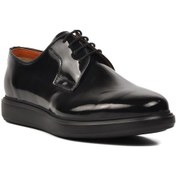 Resim Ayakmod Premium 33275 Siyah Rugan Hakiki Deri Erkek Klasik Ayakkabı 001 