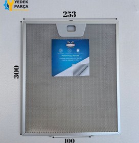 Resim Arçelik: P72 | 253x300 mm Aspiratör & Davlumbaz Tel Yağ Filtresi | Model: 11013941 - 4055081220 - 9197062495 | 25,3x30 cm 