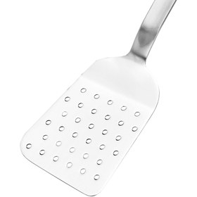 Resim Spatula - Delikli - Esnek Paslanmaz Çelik Bıçak - Uzunluk: 360mm - (4 Adet) 