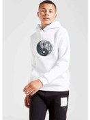 Resim Stranger Things Ying Yang Upside Down Baskılı Unisex Çocuk Sweat Beyaz 