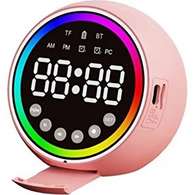 Resim Çeşithane PL-4652 Alarm Saat FM Radyo Dijital LED Ekranlı Bluetooth Hoparlör 