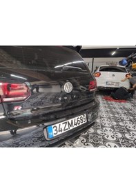 Resim Golf Yazısı Bagaj Arması Bagaj Yazısı Gri Siyah 