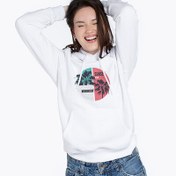 Resim Sunset Tasarımlı Kapşonlu Kadın Sweatshirt 