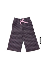 Resim Xo Kids Kız Bebek Kareli Örme Pantolon 6-24 Ay 20525 Gri 