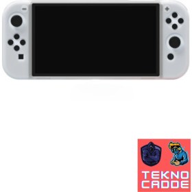 Resim Beboncool TNS-1135 Nintendo Switch OLED El Destekli Grip Tasarım Koruyucu Silikon Kılıf 