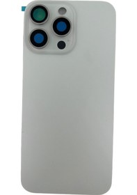 Resim Teknonet Apple Uyumlu iPhone 15 Pro Kamera Camlı Batarya Kapağı + 001 