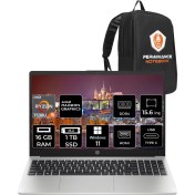Resim Hp 255 G10 Amd Ryzen 5 7530U 16GB 1tb SSD 15.6'' Fhd W11P Taşınabilir Bilgisayar 8A547EA & Per4 Çanta 8A547EAP413 