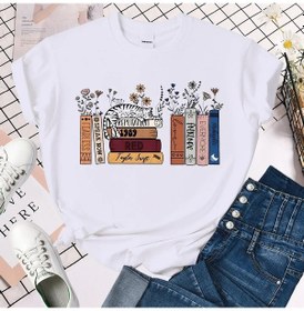 Resim Snapbuy Vintage Taylor'ın Versiyonu T-shirt Müzik Albümü Gece Yarısı Folklor Evermore Anti Kahraman Hayranları İçin Üst Hediyeblackkadın Black 