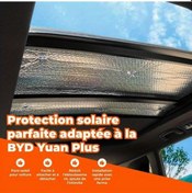 Resim Topnotch 2 Adet Byd Atto 3 Araç Güneşlik Tavan Panjuru Alüminyum Folyo Araç Aksesuarları 