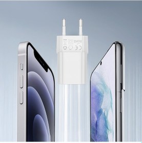Resim Wiwu Wi-g015 Cube Serisi Gan Tech Pd Hızlı Şarj Özellikli Mini Şarj Başlığı 33w Beyaz 