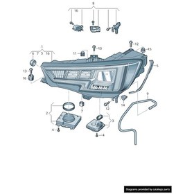 Resim Audi Q7 2015-2020 4M0907397AC GÜNDÜZ LED FAR BEYNİ SIFIR KODLU MATRİX 