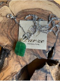 Resim parze doğaltaş Yeşim Kolye 