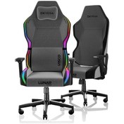 Resim Exvega Lunar Active 2024 Dokuma Kumaş Hoparlörlü Ve Masajlı Argb Profesyonel Oyuncu Koltuğu Gri 