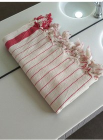 Resim Mutfak Kurulama Bezi, %100 Pamuk, Kara Tezgah Peşkir, 50x90 Cm Kırmızı 