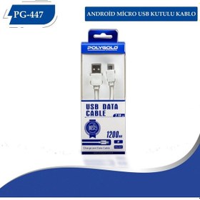 Resim Poly Gold Pg-447 2.1A Micro Usb Kutulu Kablo 