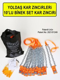 Resim YOLDAŞ Takmatik 10 Lu Binek Pratik Kar Zinciri 