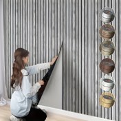 Resim 1 Rulo 3D Ahşap Kabuk Duvar Panelleri, Kendinden Yapışkanlı Kalınlaştırılmış Köpük Duvar Kağıdı, Dokulu Tasarım, Ev Dekorasyonu Duvar Stickerları, Soyulup Yapıştırılabilir, Temizlemesi ve Kurulumu Kolay, Çıkarılabilir, Oturma Odaları, Yatak Odaları, Restoranlar ve Tavanlar için Uygun 